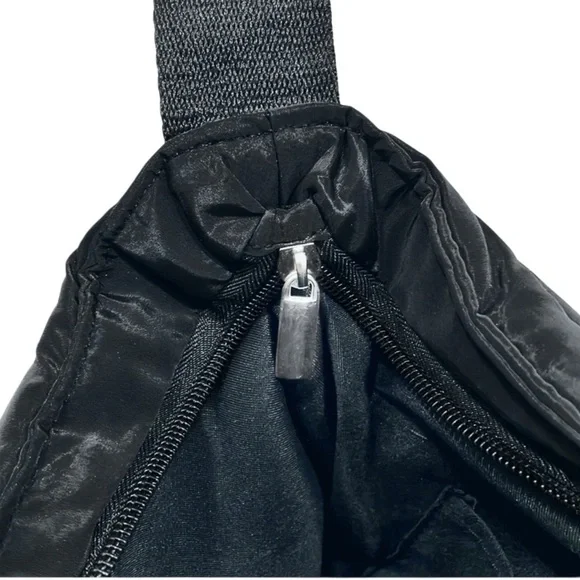 SEPHORA Black & White Nylon Puffer Tote - Crossbody BagㅣEUCㅣLarge - Picture 3 of 10